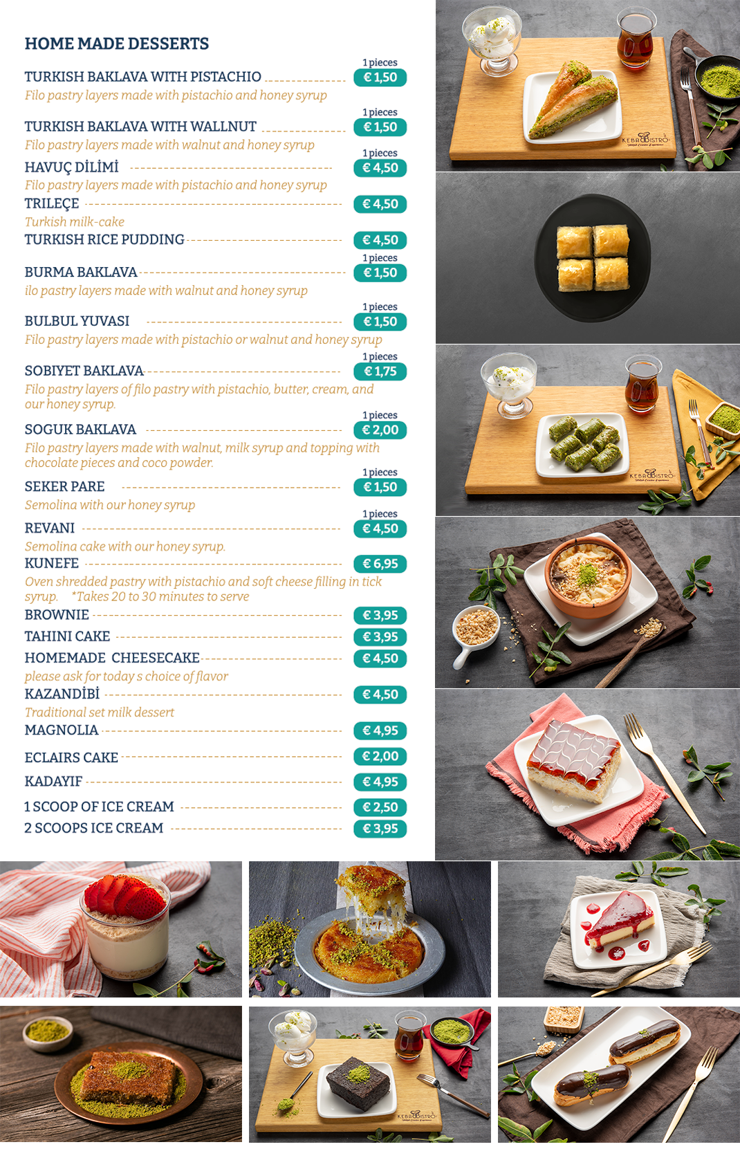 HOME MADE DESSERTS